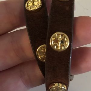 Tory Burch leather wrap bracelet